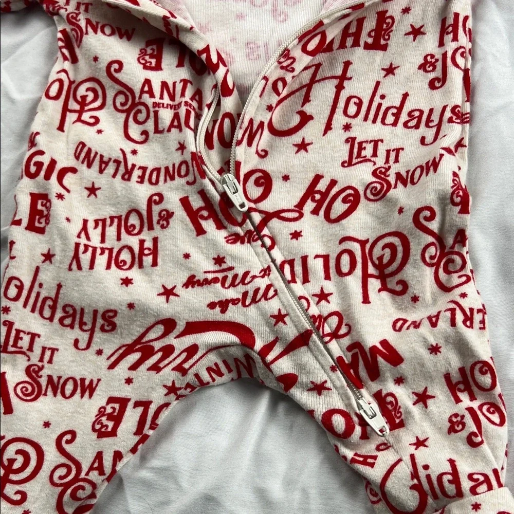 Little Me Baby Boys 4-Pack Holiday Sleepers and Onesies - Red & White &‎ Blue